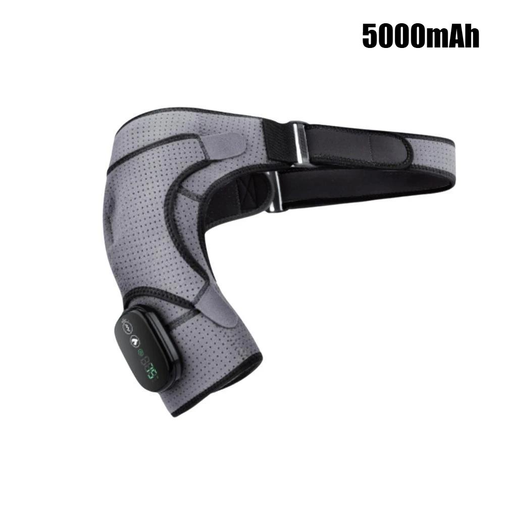 Adjustable Temperature Heated Shoulder Warmer Vibration Steamer Belt Electric Smart Massager Rechargeable Portable Comfortable