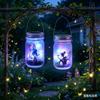 Creative Solar Mason Jar Cap Cap Light String 20 LED Waterproof Fairy Firefly Jar Lid Lights for Patio Garden Wedding Decoration