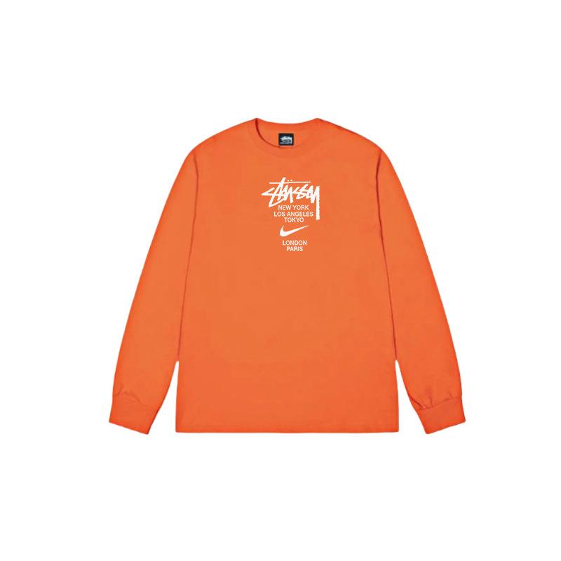 STU SS25 dice printing long-sleeved t-shirt for men and women of the same style, spot classic