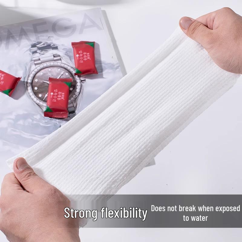 Portable Pure Cotton Compressed Face Towel - Individually Wrapped, Thickened for Travel