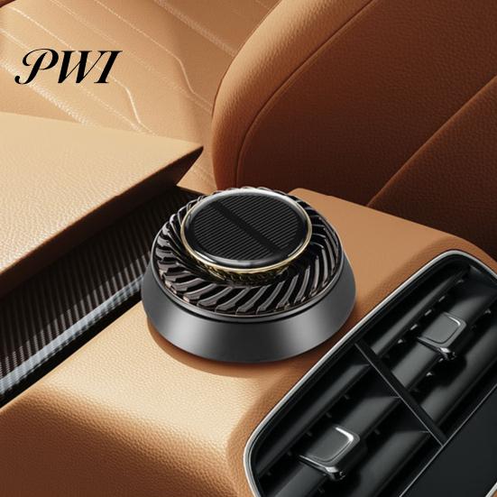 Solar Car Air Freshener Automatic Rotatable Long Lasting Fragrance Space-saving Device Purifying Auto Aromatherapy Diffuser Ornament Interior