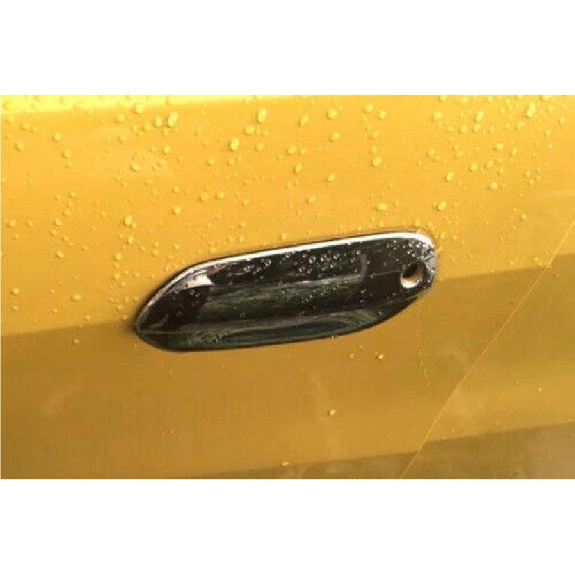 Cover Trim 4X For Honda Fit Jazz 2008-2013 Outside Door Handle ABS Bright Chrome