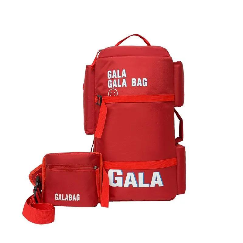 

Single board backpack ski specific bag with dry wet separation and large capacity червоний