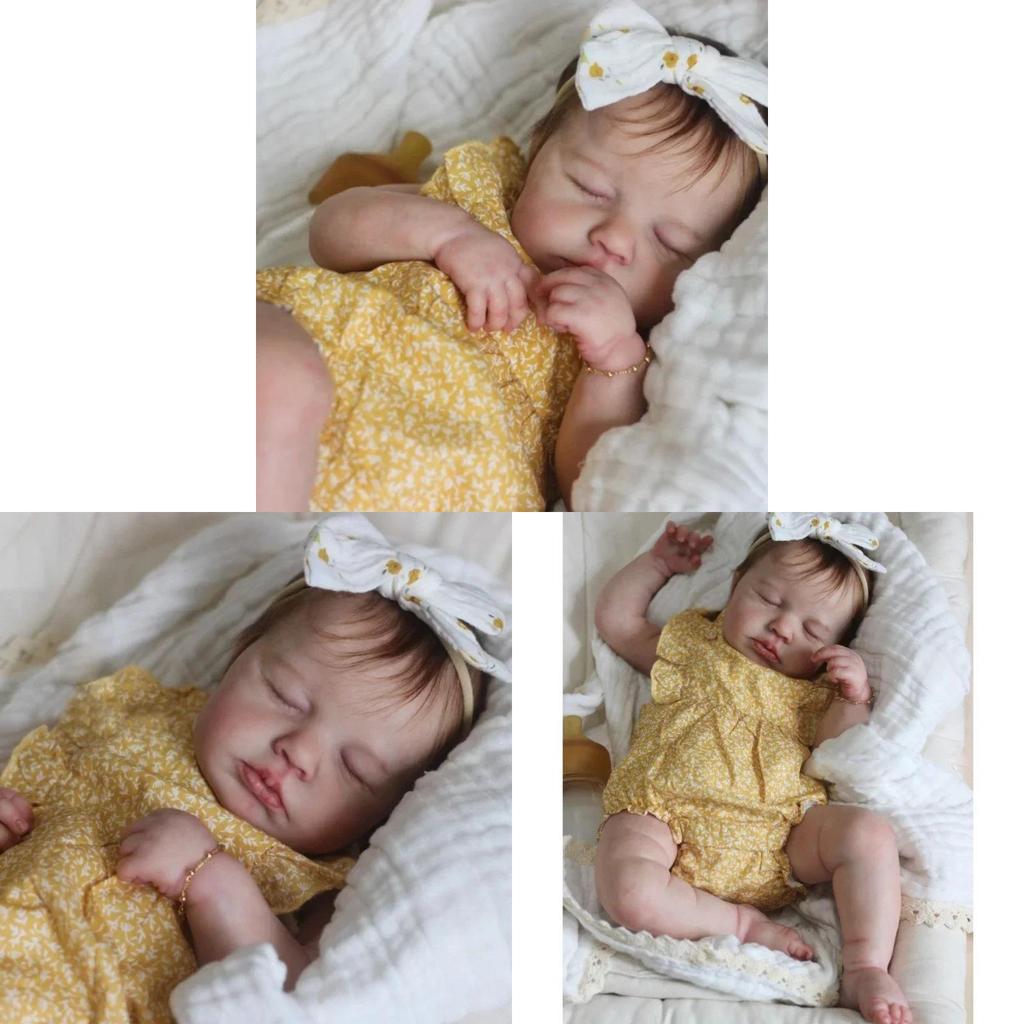 Silicone Doll 19in Floral Lily Leaf Sleeve Baby Outfit For Collectors And Gift Givers