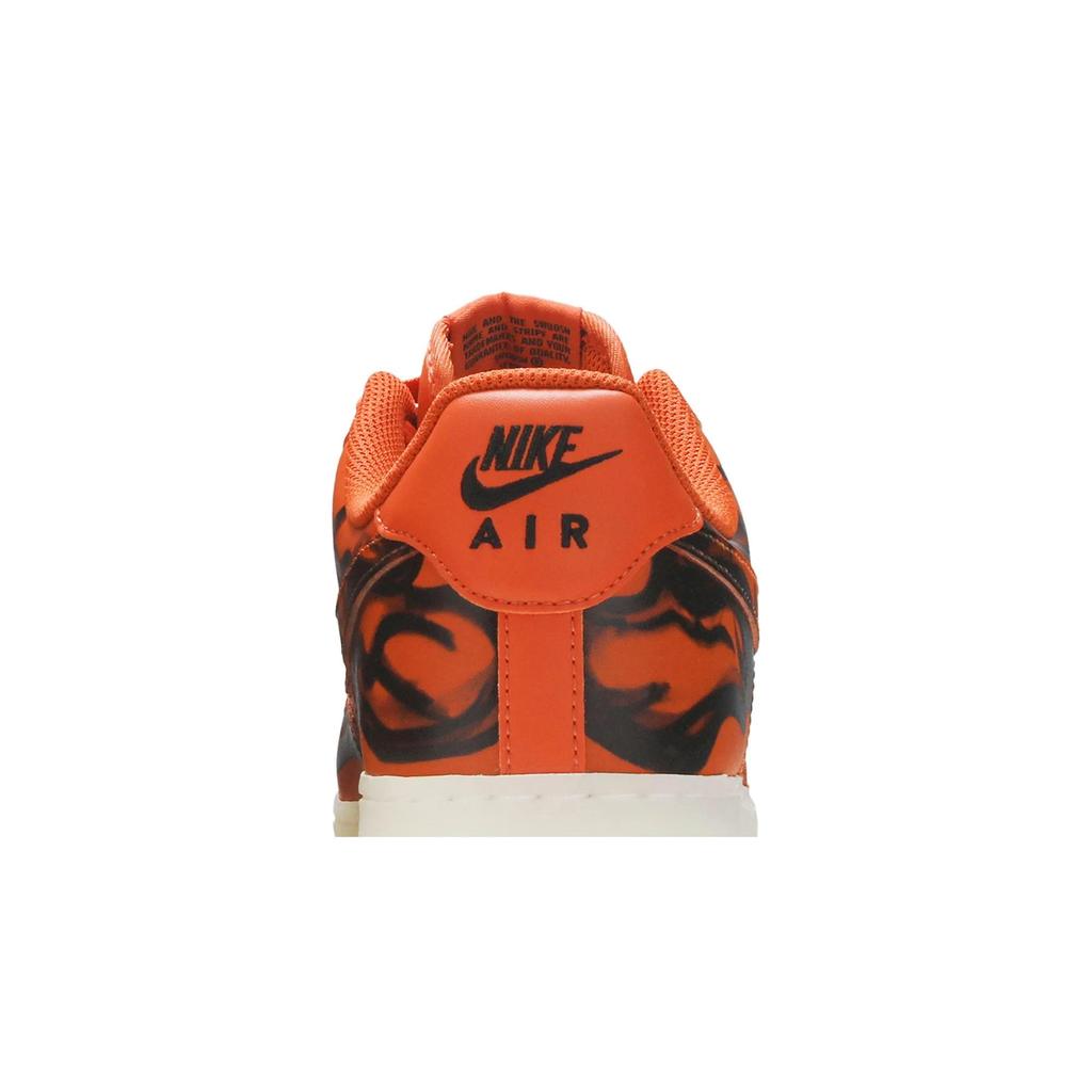 Nike Air Force 1 Low 'Orange Skeleton' (Unisex) Starfish / White / Black Skate Shoes CU8067 800