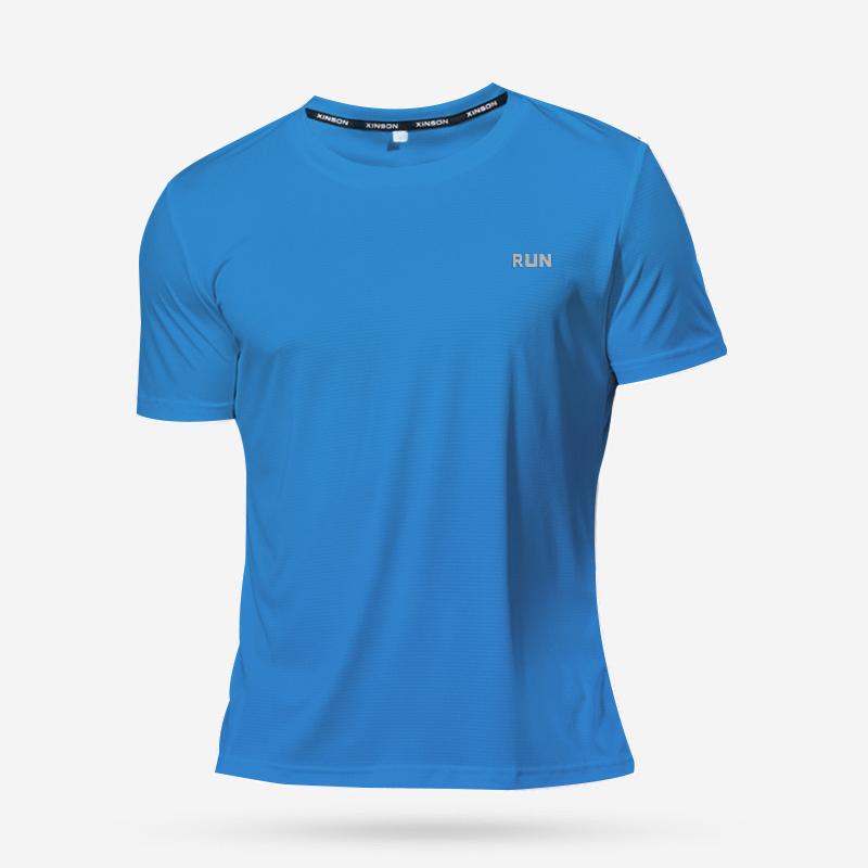 Camiseta Deportiva Multicolor de Manga Corta de Secado Rápido Jerseys de Gimnasio Camiseta de Fitness Entrenador Camiseta de Running Ropa Deportiva Transpirable para Hombre