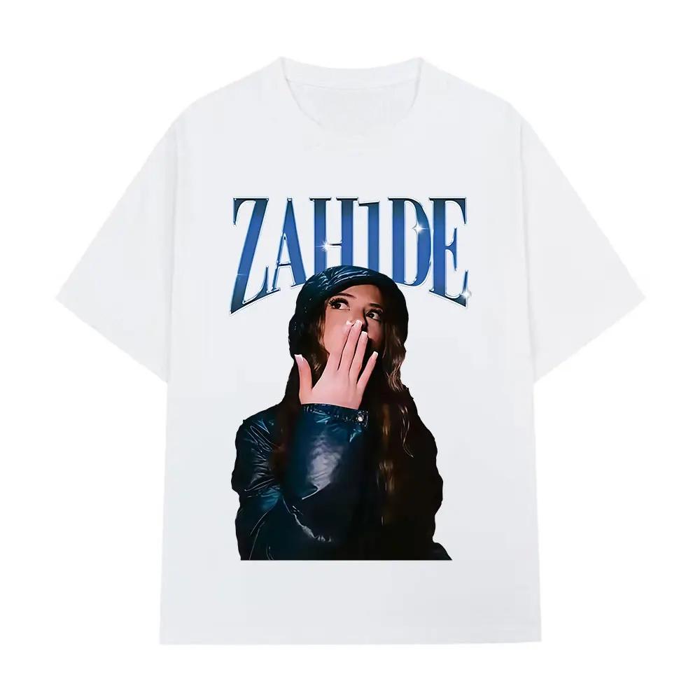 Zahide Merch Graphic T-shirt Men Women Clothing Fashion High Quality T Shirts Cotton Oversized Short Sleeve T-shirts