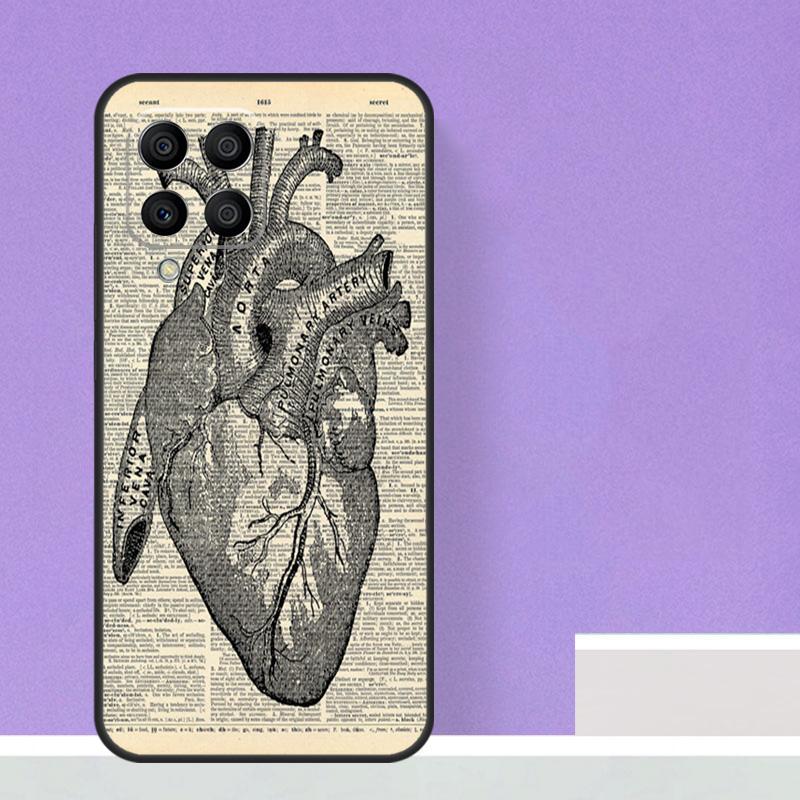 Anatomical Heart Anatomy For Samsung Galaxy M21 M51 M12 M32 M52 M13 M23 M33 M53 M34 M54 M30s M31s M15 M55 M20 Case