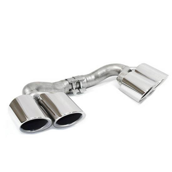 Porsche Cayenne GTS Black Quad Tailpipe Trim (11-24 Years)