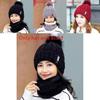 Hat Knitted Winter With Plush Balls And Letter Decorations For Outdoor Use Daily