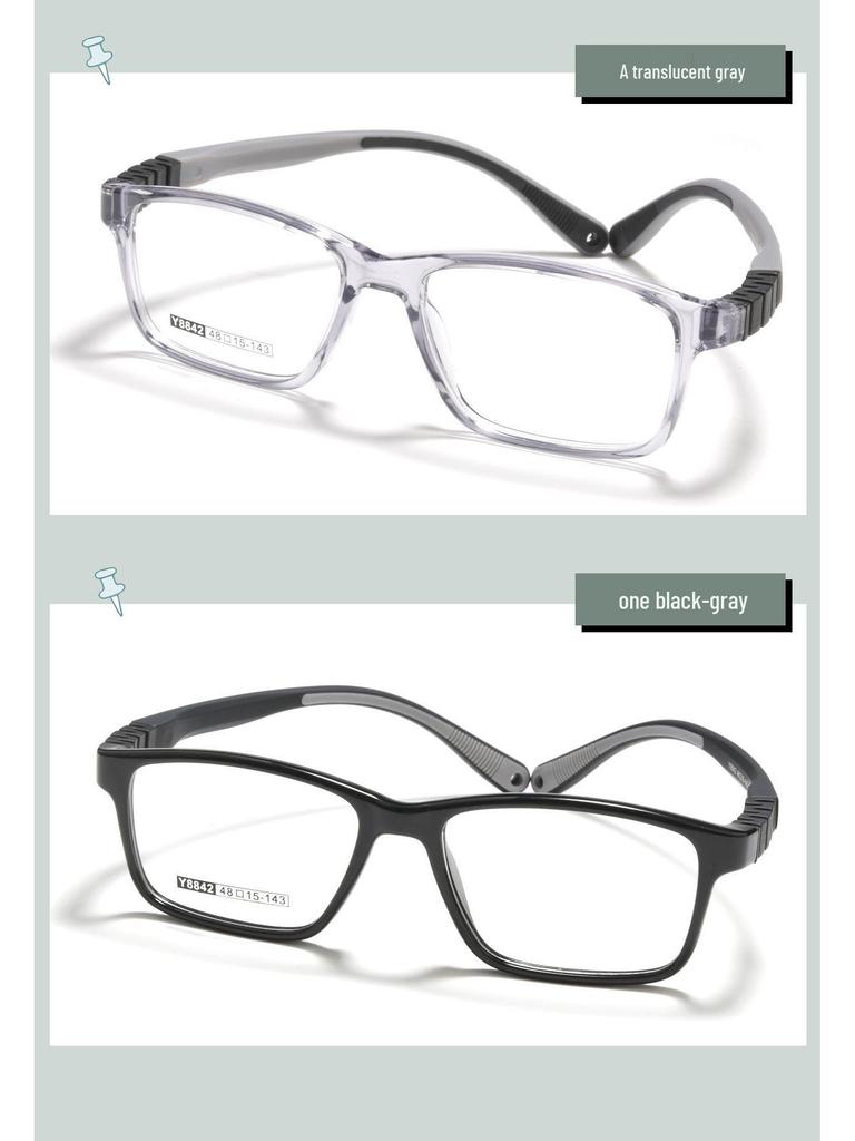 Medical Grade Myopia Control Glasses for Kids 6-10 Years - Skin-Friendly, Non-Slip Silicone Frame with Removable Temples.