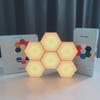 2021 RGB LED Color-Changing Honeycomb Decorative Wall Lamp