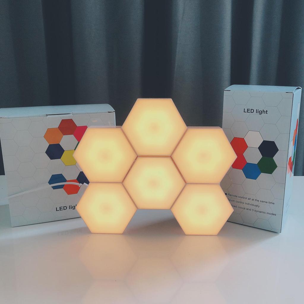 2021 RGB LED Color-Changing Honeycomb Decorative Wall Lamp