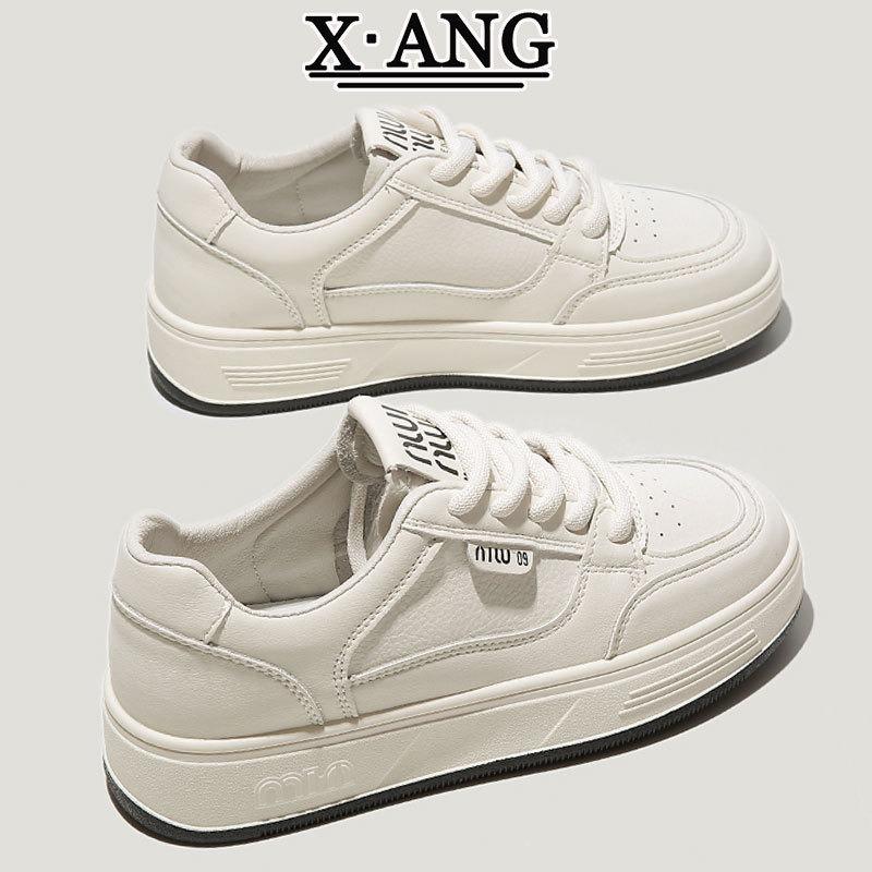 Leather Soft-soled Little White Shoes Women's Shoes Autumn New Student Versatile Board Shoes Platform Casual Sports Shoes
