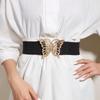Butterfly Buckle Belt Women's Decorative Coat with Dress, Belt Waist Elastic Waist Seal