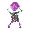 Dancing And Swinging 3D Toy With Light And Music, Halloween Wind Up Walk Skeleton Clockwork Toy, Funny Wind Up Dancing Skeleton, Funny Dance