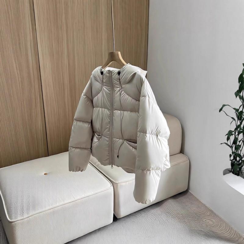 Womens Thick Warm Hooded Cotton Puffer Coat Loose Fit Plus Size Outerwear Fall Winter 2025