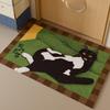 Non-slip Cat Sisal Door Mat - Dirt-resistant, Easy-to-clean Mud Scraper for Entryways