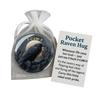 Pocket Raven Hug "F-CAW-F" Motivational Animal Token with Encouragement Card Unique Gift for Friends Family Loved Ones