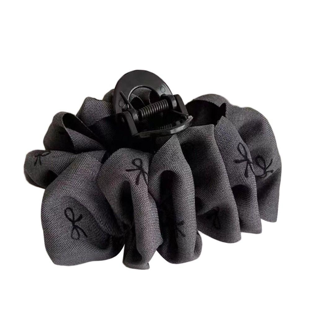 Double-sided Hair Claw Bowknot Shark Clip Fashion Bow Hairgrips for Women Girls