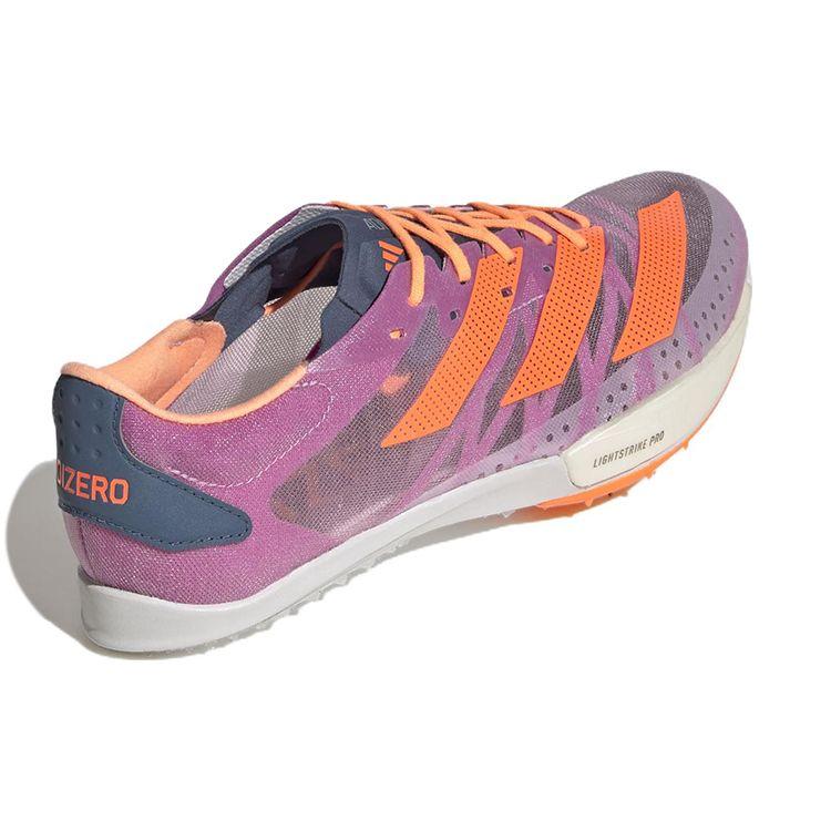 Adidas Adizero Ambition Carbon Plate Professional Shock Absorption Slip Resistant Durable Low Top Running Shoes Unisex Sneakers Purple Orange GX6677