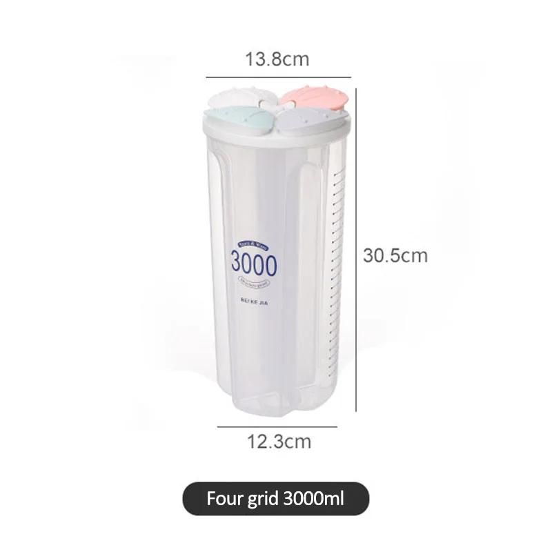 Zásobník na obilí Průhledné utěsněné dózy odolné proti vlhkosti Organizér na skladování potravin Organizér na skladování potravin Zásobník na potraviny Creative Zásobník na rýži