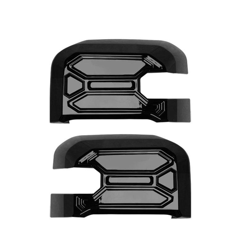 Jetour Zongheng G700 Black Rearview Mirror Covers & Bumper Tail Light Frames, Fog Light Black Warrior Exterior Mods.