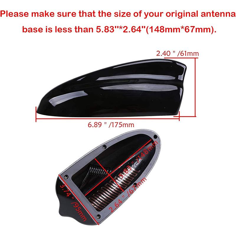 Samochodowa antena płetwa rekina Auto anteny sygnałowe FM dla Suzuki Swift Mini Cooper Citroen C4 Seat Ibiza Megane 2 Mazda 3 części zewnętrzne