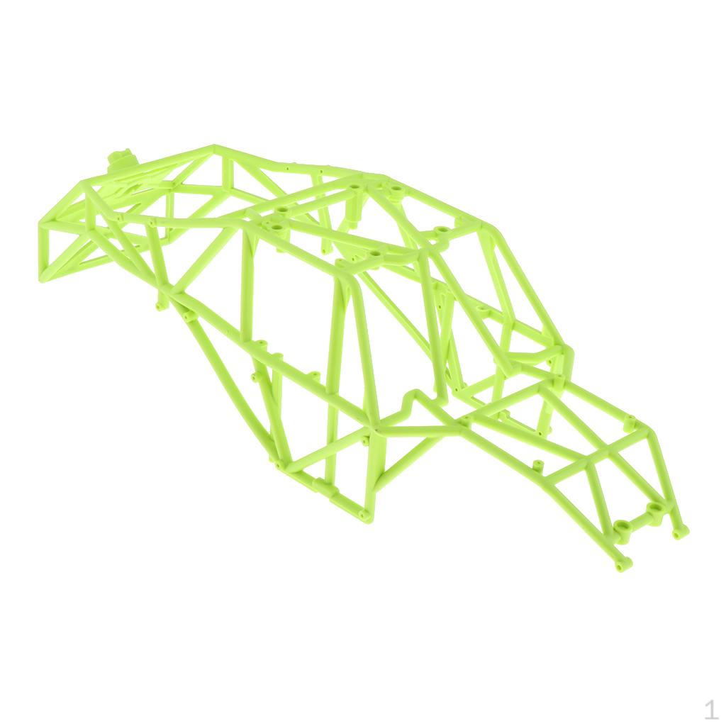 

RC Cage, Plastic Chassis Car Body Shell Cover for 12428 Upgrade Parts, Green