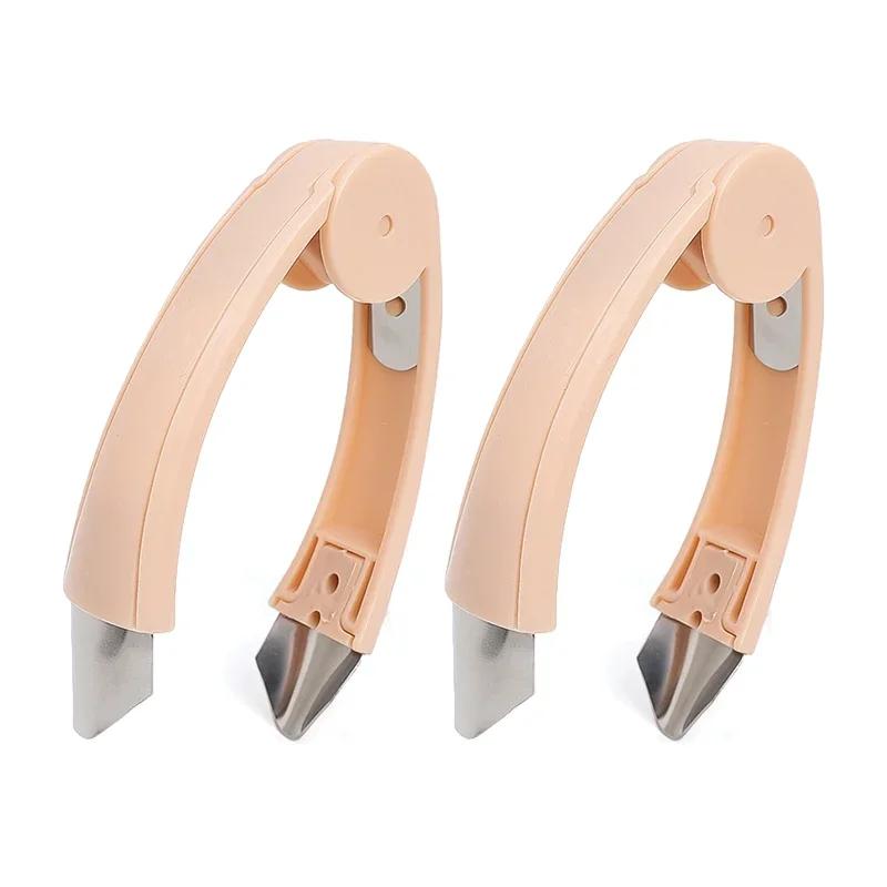 Pineapple Eye Peeler Stainless Steel Cutter Practical Seed Remover Clip Home Kitchen Strawberry Tomato Fruits Pedicle Remover