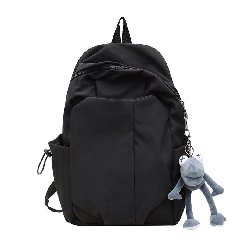 Schoolbag Nylon Backpack Women's 1011 New Large Capacity Fashion School Bag Boys College Student Backpack Lightweight Travel Bag