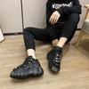 Punk Stil Frauen Plattform Turnschuhe Fashion Lace Up Plattform Schuhe Frau Creeper Weibliche Casual Wohnungen Metall Dekoration