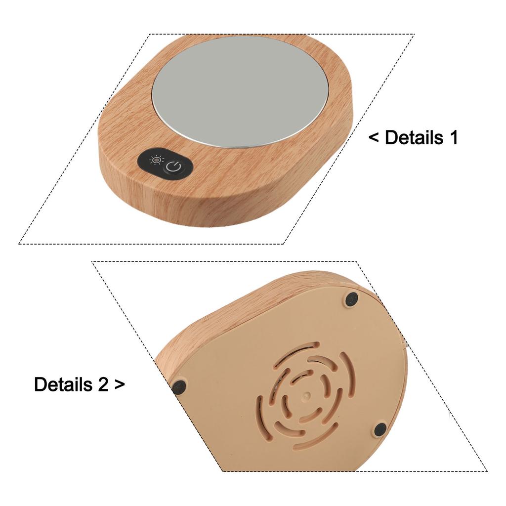 Coffee Cup Warmer Electric Coffee Heater 55-65°C Constant Temperature Built-in Gravity Sensing Switch On/off Display