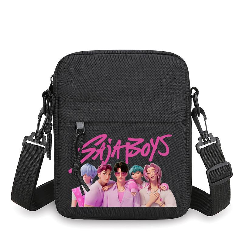 Animation Cartoon Peripheral Simple Multi-Function Portable Mini Square Bag Men'S Casual Shoulder Messenger Bag