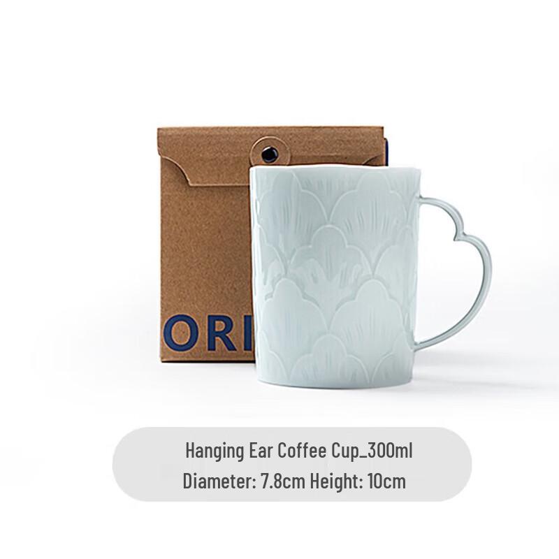 

Blue & White Oriental Ceramic Water Cup
