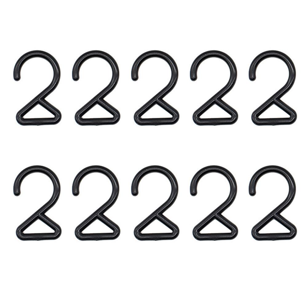 10Pcs Camping Storage Hook Z-Shaped Clothing Organizer Hook Multi-Purpose DIY Hiking Camping Supplies