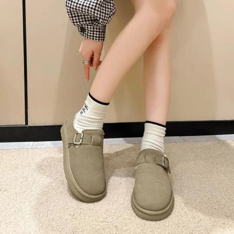 Fashion on Slip Womens Snow Boots Chunky Platform Shoes for Women Plus Warm Hot Lamb Fashion 2025 Promotion Work Cosplay 39 Large Size