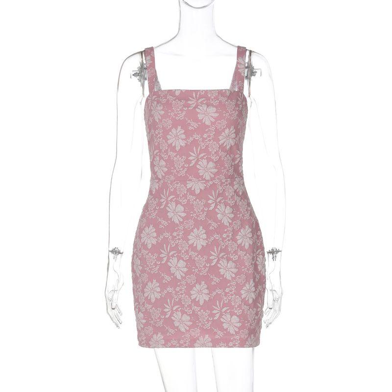 

Pattern Hollow out Strap Suspender Dress Pattern Cutout Sling Dress Lotus root starch L