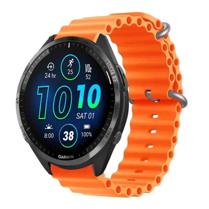 

Sports Silicone Strap For Garmin Forerunner 965 955 Solar 945 935 745 Strap Watch Band 22mm Replacement Wristband Bracelet 965 955 935 745