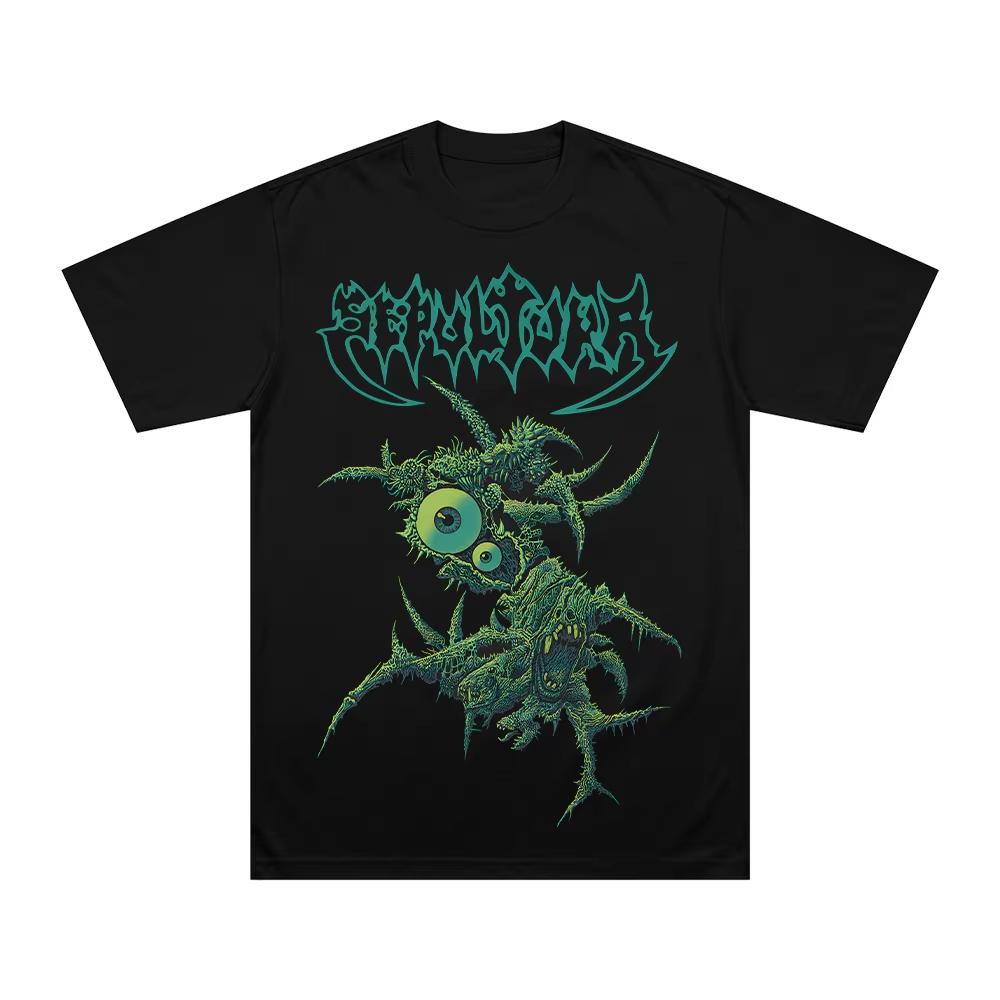 

Sepultura Arisen T-Shirt Round Neck Short-sleeved Top Cotton Comfortable Clothing Women Men Retro Streetwear Y2k Spring/summe... S разноцветный