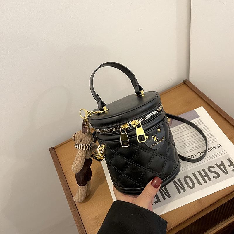 

Модная женская сумка кроссбоди в корейском стиле 2025 - Дизайн круглого цилиндра на удачу, Тренд знаменитостей