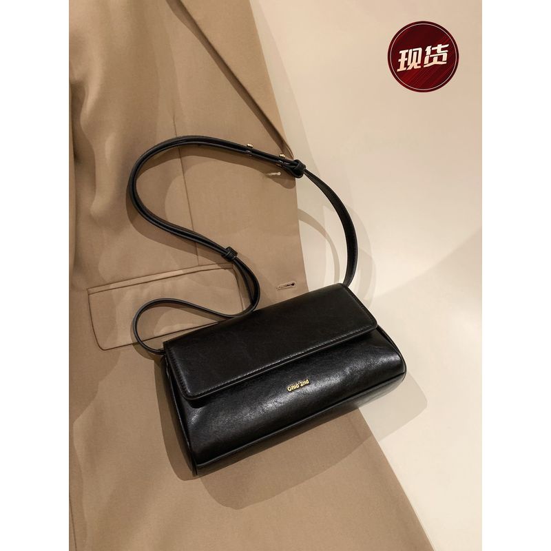 

South Style Chio2nd French Stick Crossbody Shoulder Bag Black