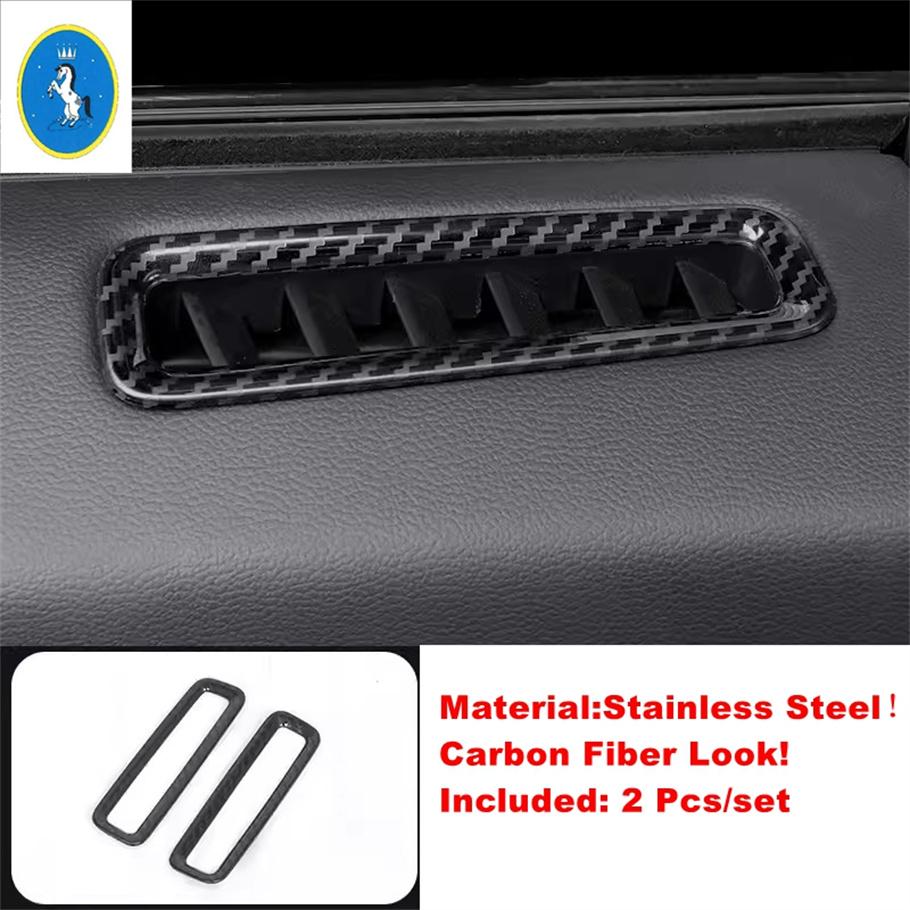 Carbon Fiber Auto Glove Storage Box / Gear Shift Box / AC Vent Outlet Cover Trim Accessories For Changan UNI-K UNIK  - 2024