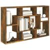 Wall Shelf Smoked Oak 85 x 16 x 52.5 cm Particleboard