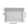1/3PCS Mesh Hard Disk Card Reader Bags Portable Earphone Data Cable Chargers Storage Bag U Disk Zipper Pouch Travel Organizer