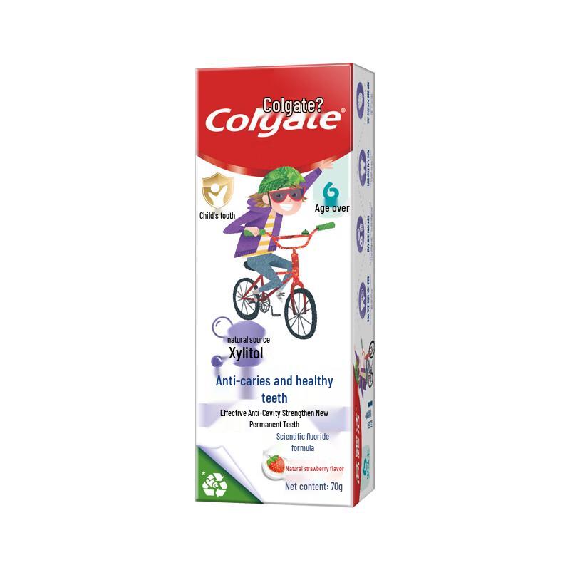 

Colgate Kids Anti-Cavity Fluoride Toothpaste, Strawberry, 70g (6+ Years)