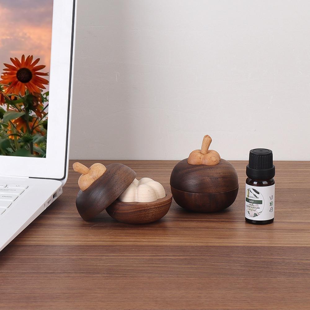Portable Essential Oil Diffuser Wooden Aromatherapy Inhaler New Expanded Fragrant Wood