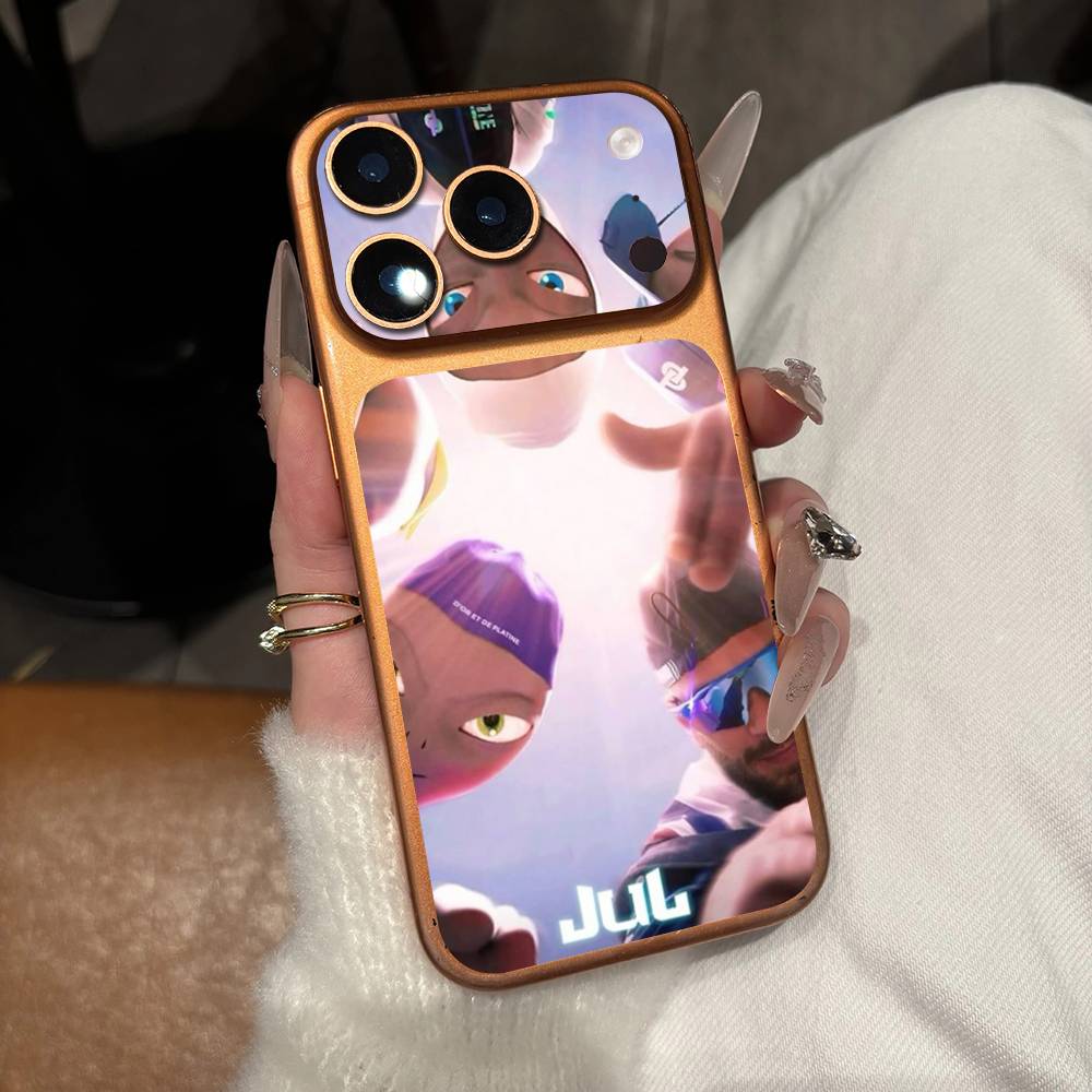 Rapper JuL C est Pas Des Lol Back Protective Decal Skin Wrap Sticker For IPhone 17 Pro 17 Pro Max iPhone 17 Pro