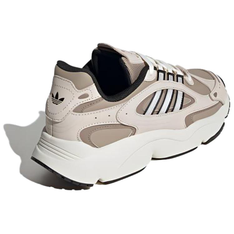 adidas Originals Ozmillen Comfortable Versatile Non-Slip Wear-Resistant Low-Top Dad Shoes Unisex Sneakers Brown White JS0552