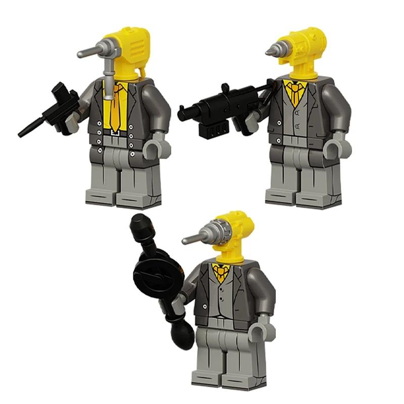 

Туалетник проти. Монітор Мен Титан Годинник Мен Конструктор Мініфігурка Іграшка